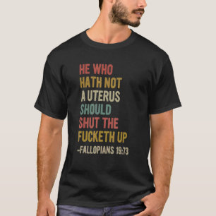 私はもし子宮ヴィンテージで政府を望んだ Tシャツ