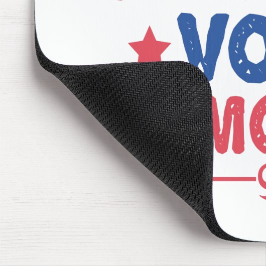 私はもし死ぬが私に民主政治に投票させなおもしろいい マウスパッド (コーナー)