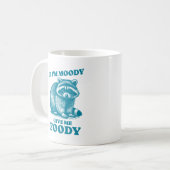 私はもし気まぐれ私の与え食べる引用文のラクおもしろいーン コーヒーマグカップ (正面左)