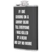 私はもし皆に言うグミベアで窒息して死ぬ フラスク (左)