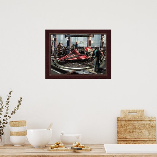 私はもし翼しか持っていなかったので、飛ぶだろう（24x18インチ） ポスター (キッチン)