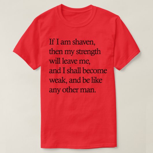 私はもし髭を生やした Tシャツ (デザイン正面)