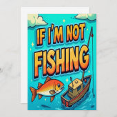 私はもし魚釣りではない 招待状 (正面/裏面)