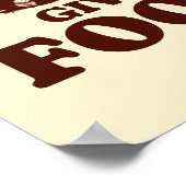 私はもしMoody私の食べ物を飢えたラクーンのグルメ ポスター (角)