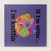 私はもしSittin I'm Nittin Jigsawパズル ジグソーパズル (横)