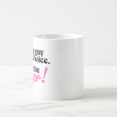 私はもっとゲイになる コーヒーマグカップ (中央)