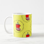 私はもっとコーヒーを飲む コーヒーマグカップ (左)