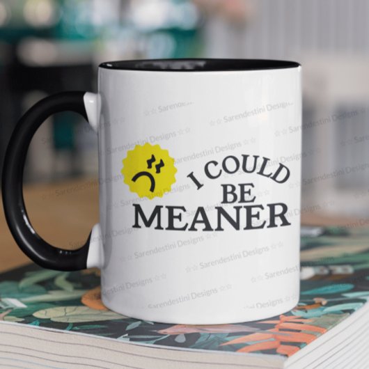 私はもっと卑劣なおもしろマグカップかもしれない マグカップ