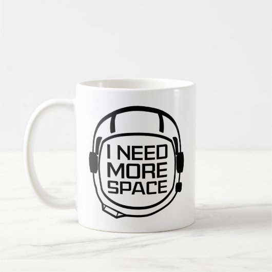 私はもっと宇宙コーヒーマグが必要 コーヒーマグカップ (左)