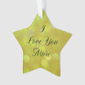 私はもっと愛します オーナメント (正面)
