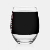 私はもっと良い大統領のトランプをアンチできた ステムなしワイングラス (右)