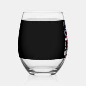 私はもっと良い大統領のトランプをアンチできた ステムなしワイングラス (左)