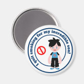 私はやめ息子のために マグネット (正面/裏面)