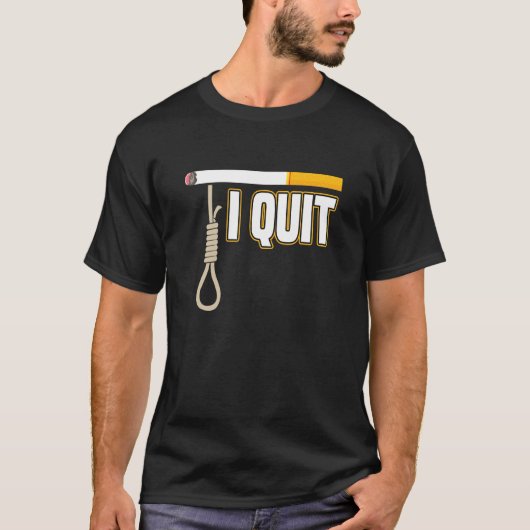私はやめ救喫煙の生活 Tシャツ (正面)