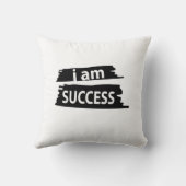 私はやる気を起こさせる成功したやる気を起こさせる クッション (裏面)