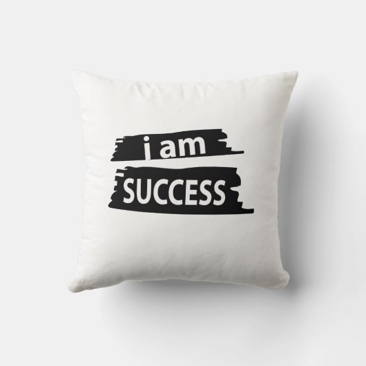 私はやる気を起こさせる成功したやる気を起こさせる クッション (裏面)