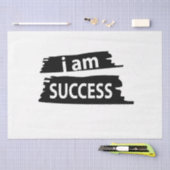 私はやる気を起こさせる成功したやる気を起こさせる 薄葉紙 (クラフト)