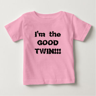 私はよい双生児!です!! ベビーTシャツ