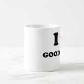 私はよい感情を愛します コーヒーマグカップ (中央)