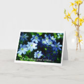 私はよい願いを送っています カード (黄色い花)