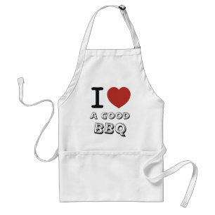 私はよいbbqを愛します スタンダードエプロン