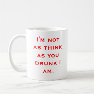 私はように考えますので飲まれたI am.ありません コーヒーマグカップ