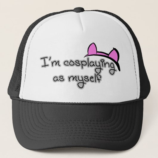 私はように自分自身cosplaying キャップ (正面)