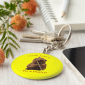 私はよくはしゃぐ要点だ! キーホルダー (側面)