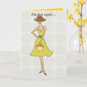 私はよりよいすぐにちょうどsayin'…の感じです! カード (黄色い花)