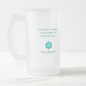 私はよりよく転がります フロストグラスビールジョッキ (左)