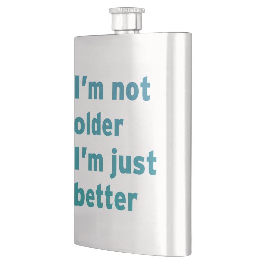 私はより古くないです私ちょうどよりよいです フラスク (左)
