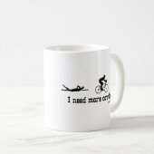 私はより多くのカウベルのTシャツを必要とします コーヒーマグカップ (正面右)