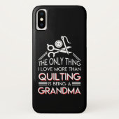 私はより多くのキルティングをです祖母愛します Case-Mate iPhoneケース (裏面)