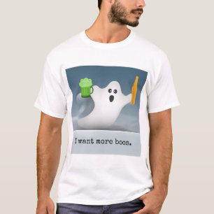 私はより多くのブーイング-メンズTシャツ--がほしいと思います Tシャツ