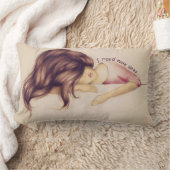 私はより多くの睡眠を必要とします ランバークッション (ブランケット)