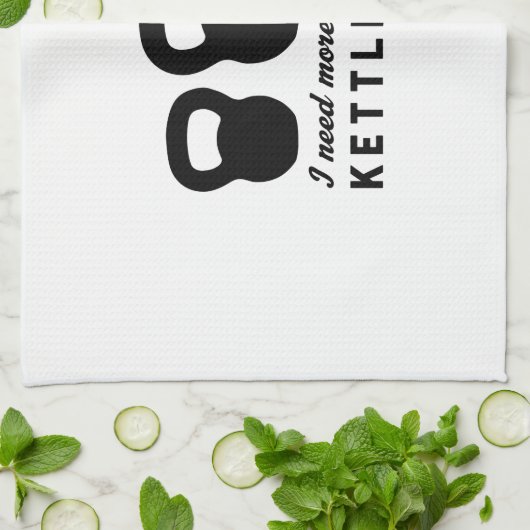 私はより多くのKettlebellsを必要とします キッチンタオル (折り畳み)