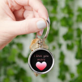 私はより多くのkeychain愛します キーホルダー (手)