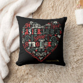 私はより強い-ハート得ました クッション (ブランケット)