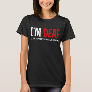 私はろうあアメリカ手話ASL先生 Tシャツ