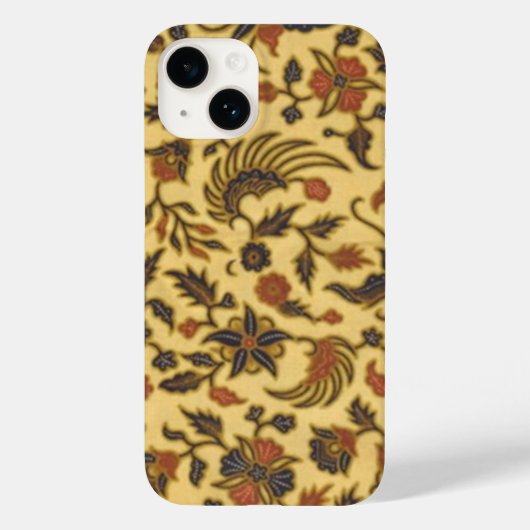 私はろうけつ染めiPhoneケースが大好き Case-Mate iPhoneケース (裏面)