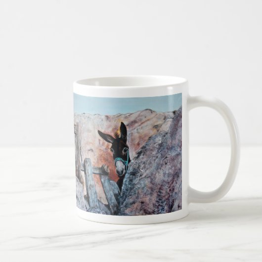 私はろばを愛します! コーヒーマグカップ (右)