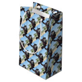 私はろばを愛します! スモールペーパーバッグ (裏面アングル)