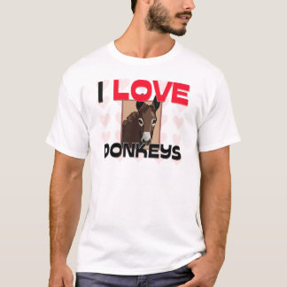 私はろばを愛します Tシャツ