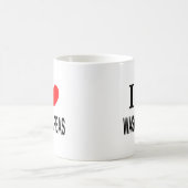 私はわさび豆が大好き コーヒーマグカップ (中央)