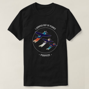 私はわざと飛行機から飛び降りた退役軍人AirForce Tシャツ