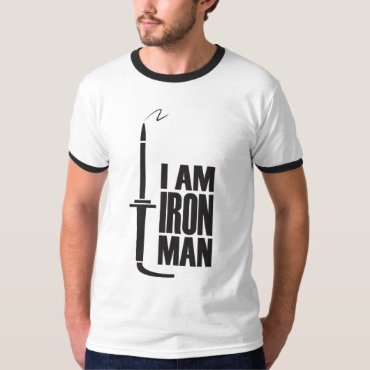私はアイアンマン Tシャツ (正面)