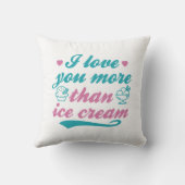 私はアイスクリームよりも貴方が大好き クッション (裏面)