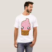 私はアイスクリームをlove! tシャツ (正面フル)