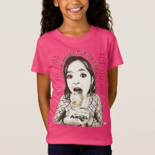 私はアイスクリームTシャツハムバイWGの天使です Tシャツ