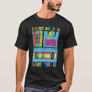 私はアイディアがない男の女の子70s 80s tシャツ